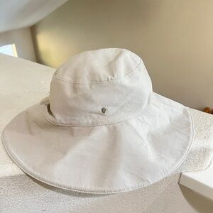 Helen Kaminski Australia Cotton Bucket Natural Isador Hat Sun Hat Outdoor OS